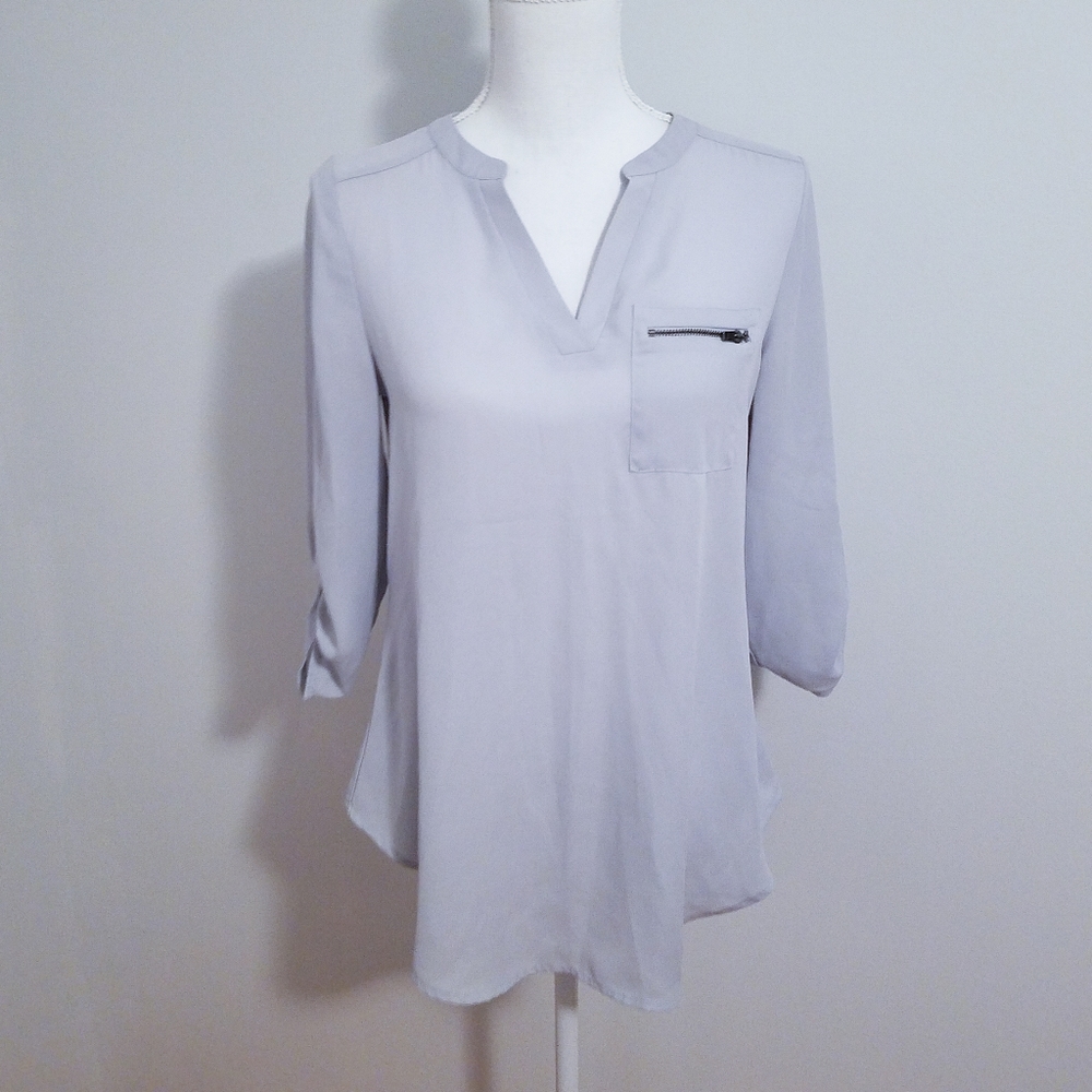 Light Gray Perfect Blouse